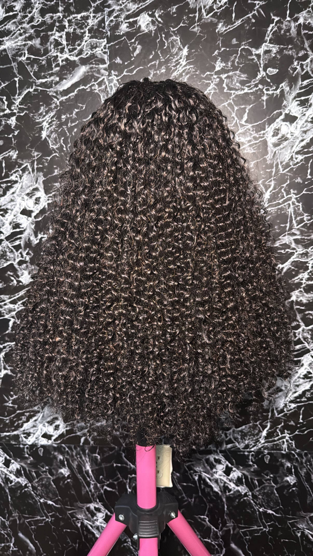 Burmese Kinky V-Part Wig
