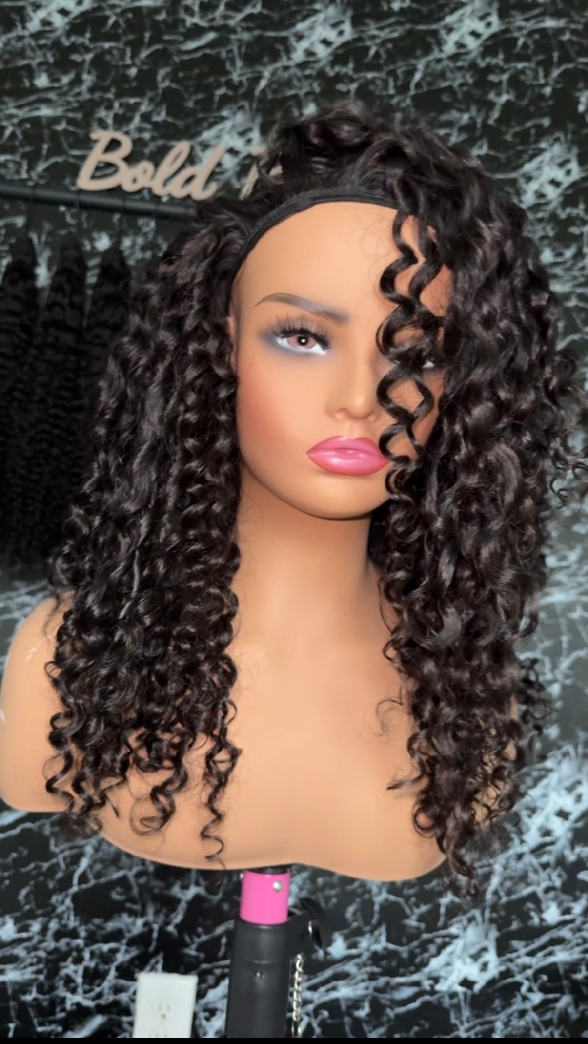 Flip Over Half Wig